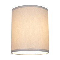 Lampshade Cylinder E27 H0 Light Gray Fabric A1354