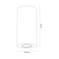 Wooddream Round Wall Lamp 2xGU10 Max.6W Birch Wood 2081260