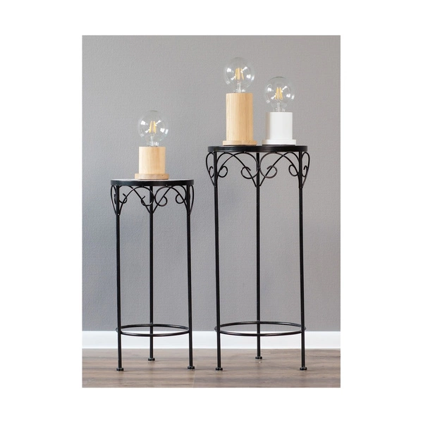 Tasse Table Lamp 1xE27 Max.25W White Beech Wood/Transparent PVC Cable 7391102