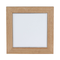 Vivica Square Ceiling Lamp 1xLED Integrated 2280lm 4000K 24W Oiled Oak/White Synthetic Material