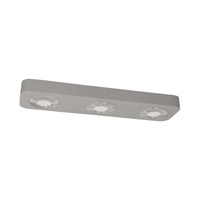 Cool Ceiling Lamp Incl. 3xLED Integrated 300lm 3000K 5W Gray Concrete/Satin Metal 2291336