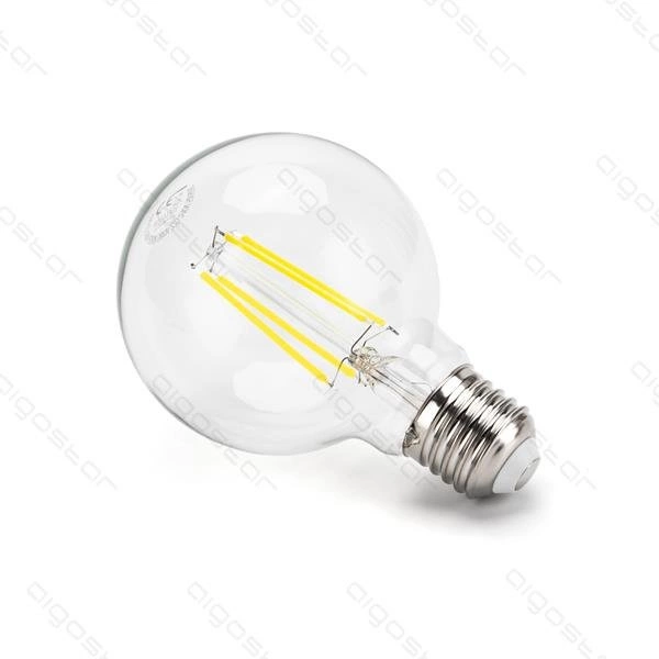 Żarówka LED kulka Filament E27 8W  G80 zimna 6500K