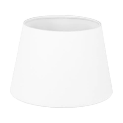 Lampshade Cone E27 H20 White Fabric A1411