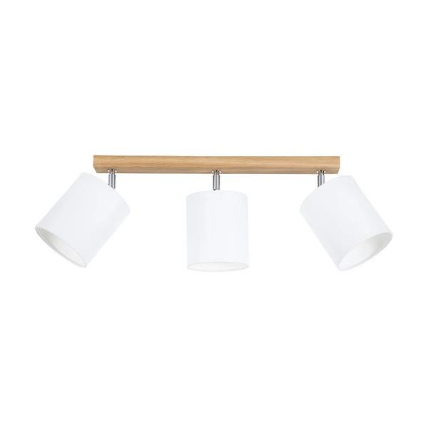 Aprillia Ceiling Lamp 3xE27 Max.25W Oiled Oak/White 56744374