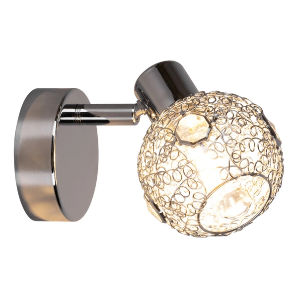 Lena Wall Lamp 1xG9 Max.28W Chrome Metal/Transparent Glass 2095128