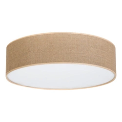 Jute Ceiling Lamp 4xE27 Max.25W White/Beige