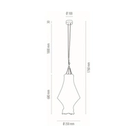 Reve Pendant Lamp 1xE27 Max.15W LED Oiled Oak/Cream 18117174