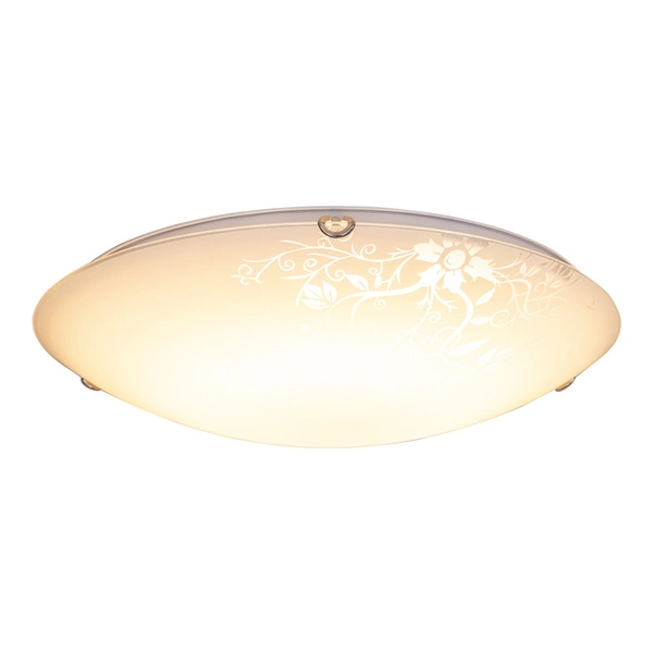 California Ceiling Lamp Incl. 1xLED 2600lm 2700K 30W Chrome Metal/White-Transparent Glass 4255102