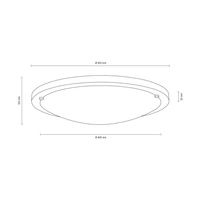 Frida Ceiling Lamp 1xLED Integrated 18W Walnut/White 4754176