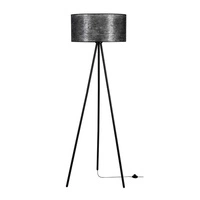 Nevoa Floor Lamp 1xE27 Max.40W Black Metal/Black PVC Cable/Black Fabric Shade 151920104
