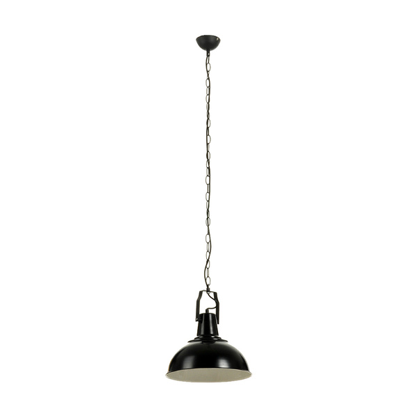 Lofti Pendant Lamp 1xE27 Max.60W Black Metal/White Metal