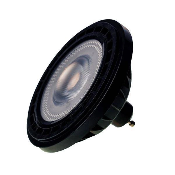 AR111/ ES111 GU10 black LED bulb - 12W neutral 4000K