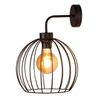 Coop Wall Lamp 1xE27 Max.60W Black Metal 28844104