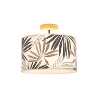 Hoja Lampa Sufitowa 1xE27 Max.60W Dąb Olejowany/Czarny/Multikolor 56047174