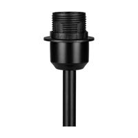 Podstawa lampy stołowej 1xE27 maks. 60W czarny metal/czarny kabel PVC 7240104B