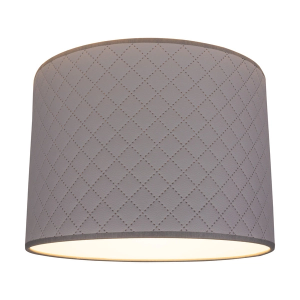 Lampshade Cylinder E27 H0 Gray Fabric A0928