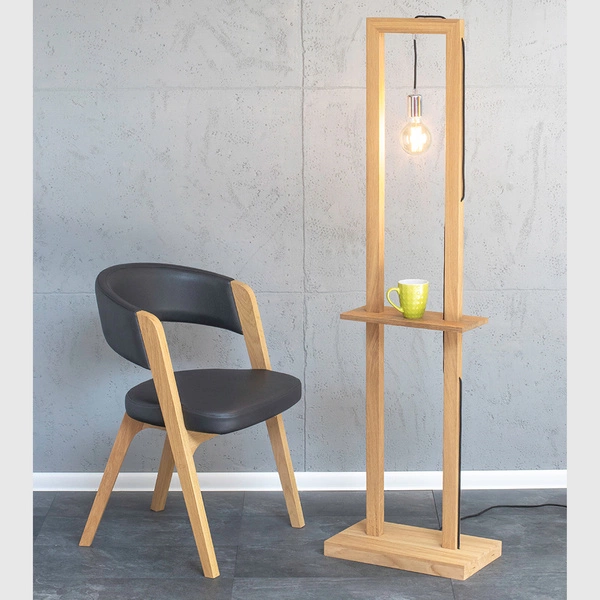 Monopod Floor Lamp 1xE27 Max.15W Oiled Oak/Anthracite 6460174