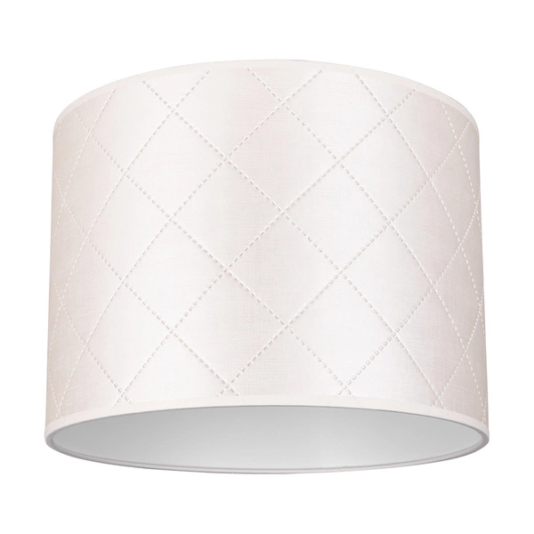 Lampshade Cylinder E27 H30 Pearl Synthetic Fabric A0933