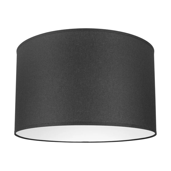 Lampshade Cylinder E27 H30 Black Fabric A1280