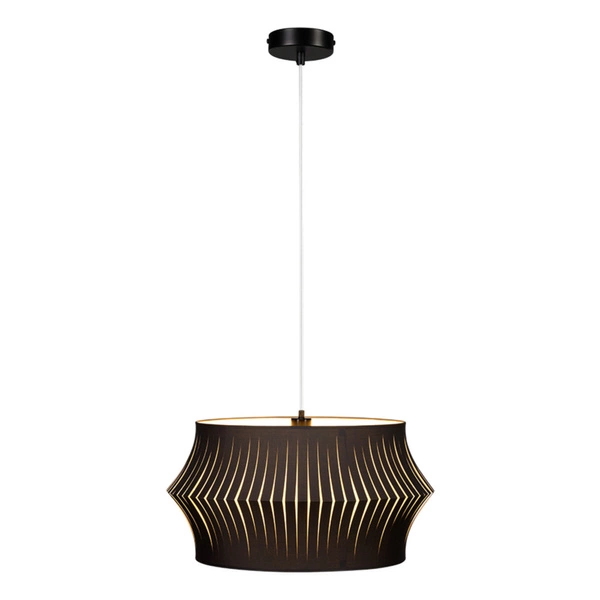 Lotus Pendant Lamp 1xE27 Max.60W Black/Transparent PVC/Anthracite 15630104