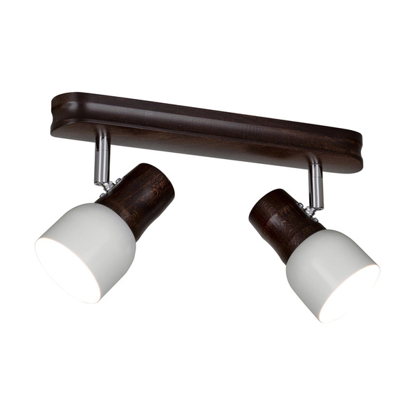 Svantje Ceiling Lamp 2xE14 Max.40W Walnut Beech Wood/White Metal 2239276
