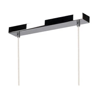 Lampa wisząca Cadre 2xE27 maks. 40W chromowany metal/przezroczysty kabel PVC/szary klosz z tkaniny 872020228