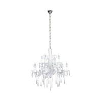 Rosano Chandelier 12xE14 Max.40W White/Transparent/Chrome 5193120