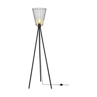 Lampa podłogowa Swan 1xE27 maks. 40W czarny metal/czarny kabel PVC 12530104