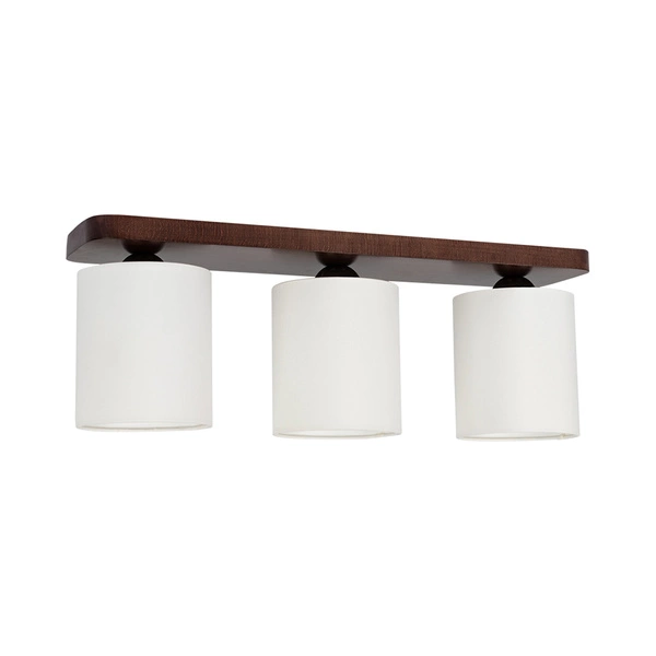 Jenta Ceiling Lamp 3xE27 Max.25W Walnut/White 8512376