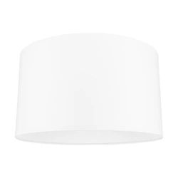 Lampshade Cylinder E27 H60 White Fabric A1285