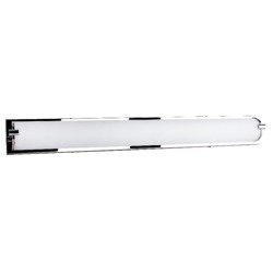 Romy Wall Lamp Incl. LED Integrated 3200lm 3000K 40W Chrome Metal/White Glass