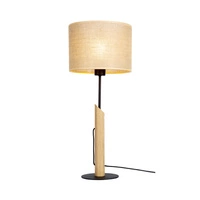 Colette Jute Lampa Stołowa 1xE27 Max.60W Czarny/Dąb Olejowany/Czarny/Beżowy 86214904