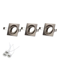 Cristaldream Set of Downlights 3xGU10 Max.50W Satin Metal 23050327