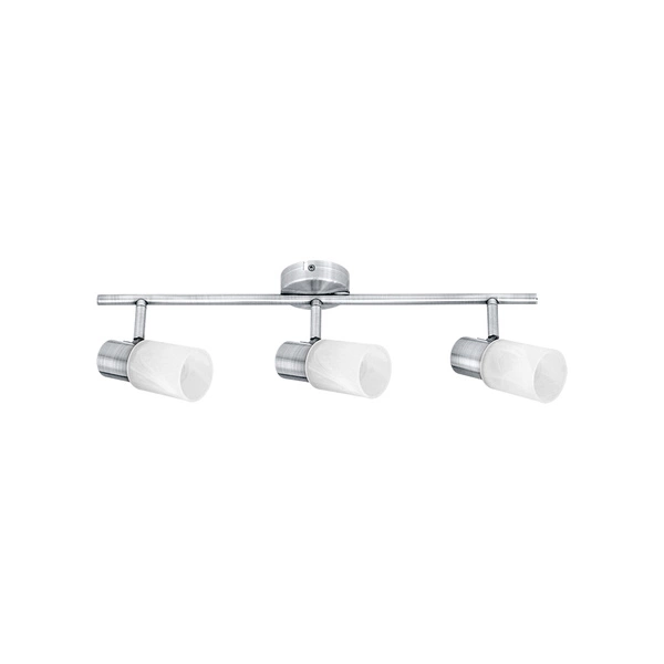 Kira Ceiling Lamp 3xE14 Max.40W Satin Metal/White Glass 2220328