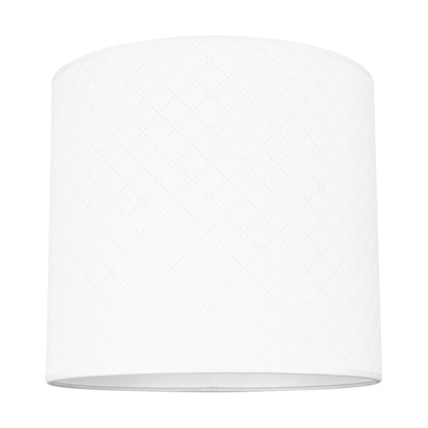 Lampshade Cylinder E27 H0 White Fabric A0924