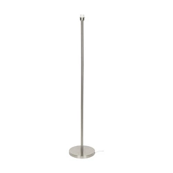 Floor Lamp Base 1xE27 Max.60W Satin Metal/Transparent PVC Cable 1240127B