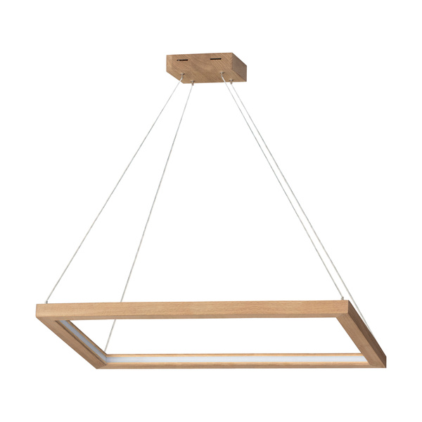 Legno Pendant Lamp 1xLED 24V 33W Int. Oiled Oak with Klick&Dim/Rollizug