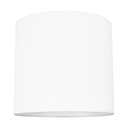 Lampshade Cylinder E27 H0 White Fabric A0924