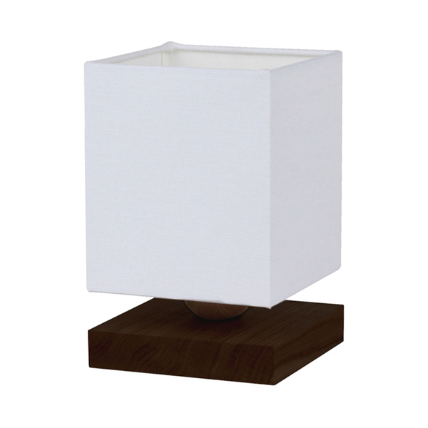 Inger Table Lamp 1xE27 Max.25W Walnut/White