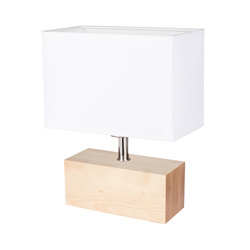 Theo Table Lamp 1xE27 Max.25W Birch/Black/White