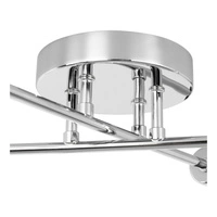 Terni Ceiling Lamp 5xE14 Max.40W Chrome Metal/White Glass 8330528