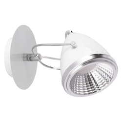 Oliver Wall Lamp Incl. 1xGU10 LED 5,5W Chrome Metal/White Metal 5109102