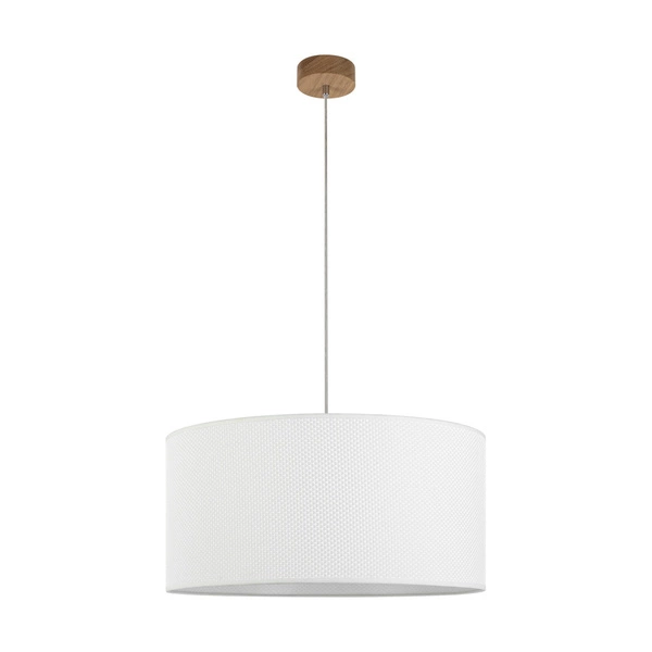 Benita Pendant Lamp 1xE27 Max.40W Oiled Oak // White 1017400511545