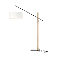 Cecile Floor Lamp 1xE27 Max.60W Black/Oiled Oak/Black/White 75011904