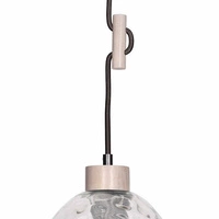Lampa wisząca AURA przeźroczysta 30cm 1458132