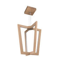 Leif Pendant Lamp ''In'' 4xLED 24V Integrated 2520lm 3000K 27W Oiled Oak/Transparent PVC Cable 1509174