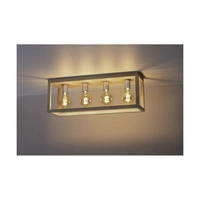 Kago Ceiling Lamp 4xE27 Max.60W Oiled Oak/Chrome Metal 9158474L