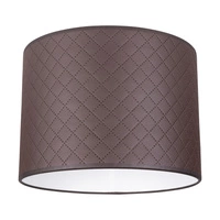 Lampshade Cylinder E27 H0 Brown Fabric A0926