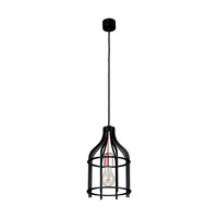 Riana Pendant Lamp 1xE27 Max.60W Steel Metal/Black Metal 1030217