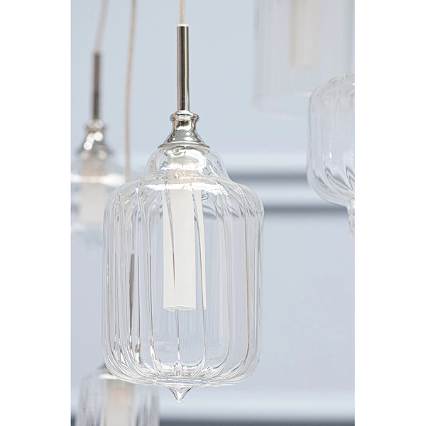 LARISSA XII pendant lamp transparent 65cm 1891228